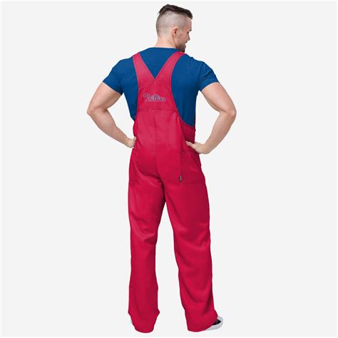 Philadelphia Phillies Mens Big Logo Bib Overalls FOCO