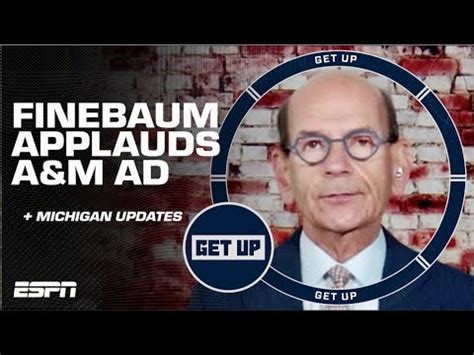 Jimbo Fisher Was A Failure At Texas A M Paul Finebaum Get Up Youtube