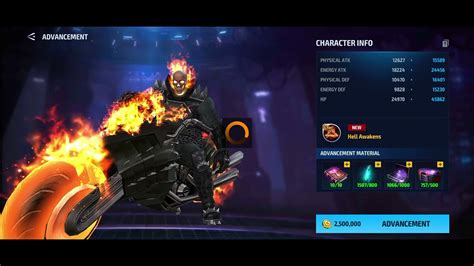 Ranking Up Ghost Rider From T3 To T3 Mff Marvel Future Fight Youtube