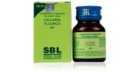 SBL Calcarea Fluoricum 6X 25g At Rs 105 00 Calcarea Fluorica ID