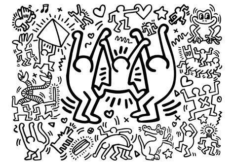 13 Intelligent Keith Haring Coloriage Photograph Coloriage Porn Sex