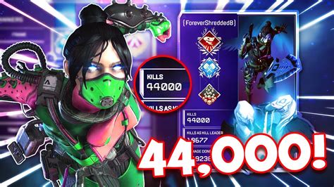 44000 Wraith Kills In Apex Legends Youtube