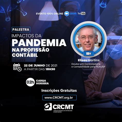 Palestra Impactos da Pandemia na Profissão Contábil CRCMT