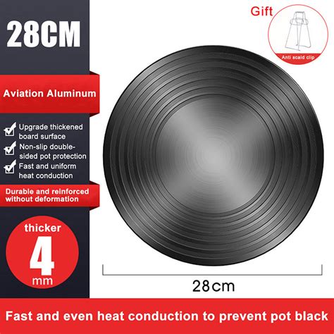 Jiditech 28cm Heat Conductor Plate 4mm Thickness Defrost Tray Aluminium