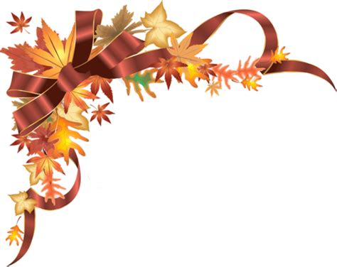 Coinscornersbordures Happy Thanksgiving Border Clipart 600x477