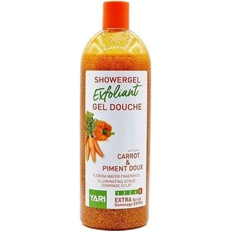 Yari Showergel Exfoliant Gel Douche La Carrot Piment Doux Ml