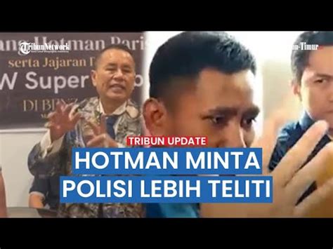 Polisi Disorot Lagi Hotman Paris Sentil Aparat Usai Tersangka Kasus