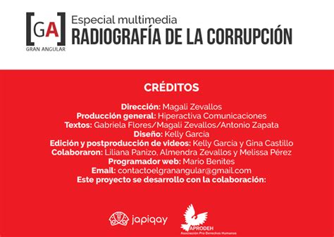 Radiografía De La Corrupción En El Perú