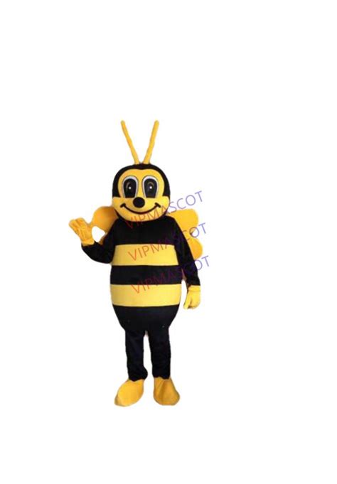 Bumblebee Bees Mascot Costume Adult Size Yellow Mascot Costume Bees