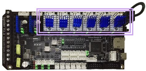 Trident Fysetc Spider V2 2 TMC2208 TMC2209 TMC2225 TMC2226 Wiring