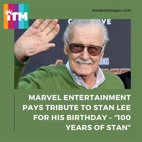 Marvel Entertainment Pays Tribute To Stan Lee For His Birthday 100