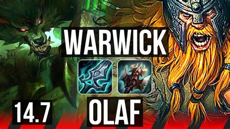 Warwick Vs Olaf Top Solo Kills Games Legendary