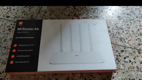 Xioami Mi A Router Gigabit Edition Unboxing Youtube