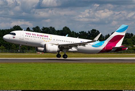 D AENE Eurowings Airbus A320 251N Photo By Niclas Rebbelmund