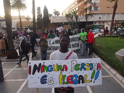 La Iii Marcha Por La Dignidad Recuerda En Ceuta La Tragedia Del Tarajal Dos Años Después