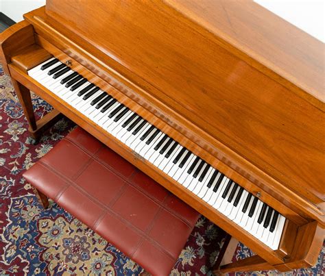 Used Baldwin Acrosonic Upright Piano Satin Walnut — Alamo Music Center