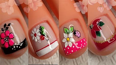 HERMOSAS IDEAS para DECORAR tus UÑAS DE LOS PIES uñas DECORADAS