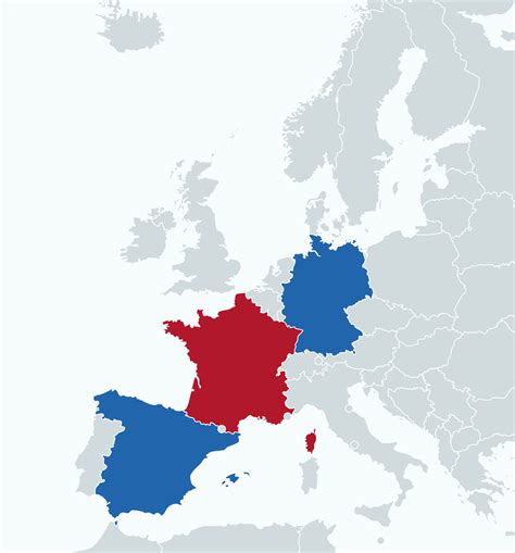 Alemania Francia Mapa Limites De Francia Saber Es Practico Mapa