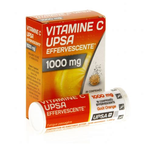 Vitamine C Upsa Comprim S Effervescents Mg Agnes Praden