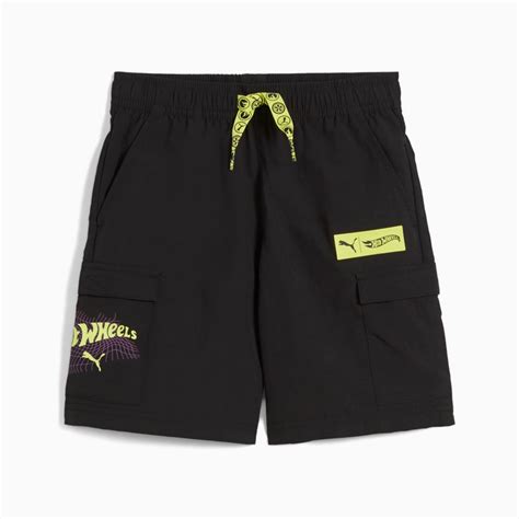 Дитячі шорти PUMA x HOT WHEELS Shorts Kids Колір Чорний Puma Black Puma Арт
