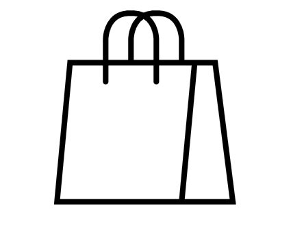 Shopping Bag Clipart Black And White Iucn Water