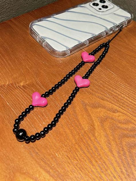 Heart Decor Phone Lanyard Shein Usa