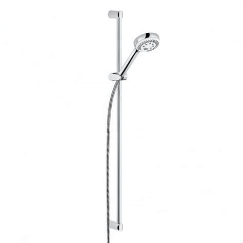 Kludi Logo Shower Set Spray Modes Chrome White Reuter