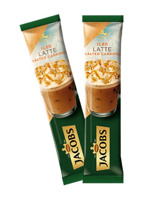 КОФЕ 1-ДЕ 3 JACOBS ТҰЗДАЛҒАН КАРАМЕЛЬ ICED LATTE | Jacobs KZ