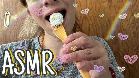 ASMR Comiendo plátanos con crema YouTube