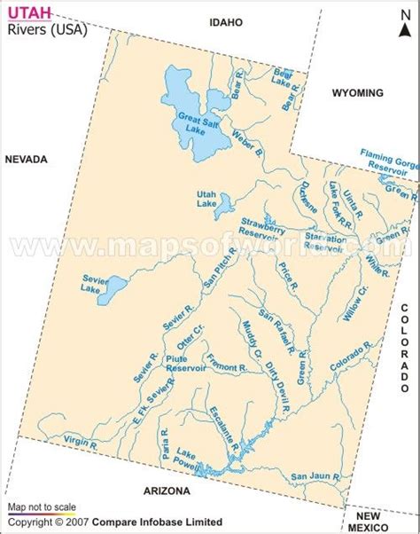 Maps Of Utah Rivers