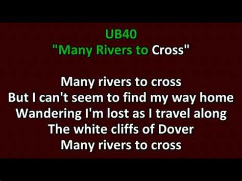 Many Rivers To Cross Lyrics Jimmy Cliff Youtube