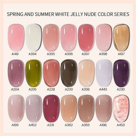 Maychao Ml Transparent Jelly Gel Nail Polish Pink Gel Semi Permanent