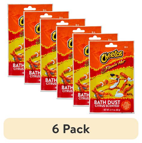 Pack Flamin Hot Cheetos Citrus Scented Bath Dust Oz Walmart