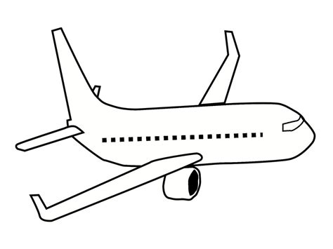 Avion Coloriage Dessin Airbus Drawing Pages Colorier Imprimer