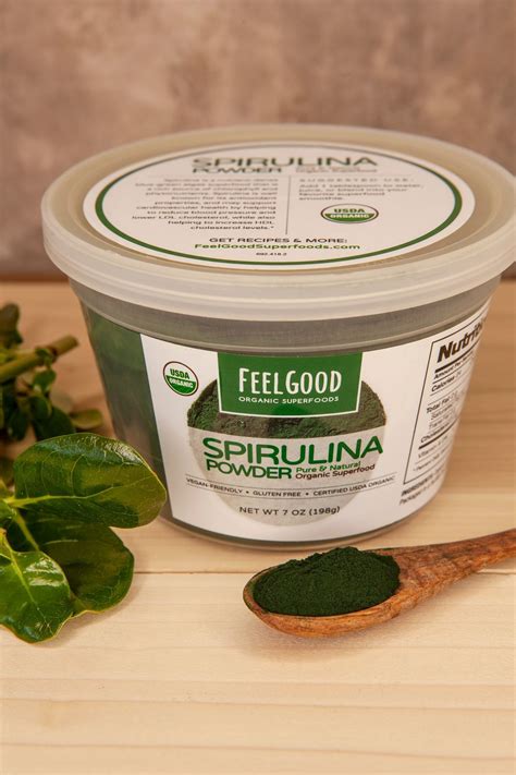 Spirulina Powder Oz Superfood Powders Superfood Supplements