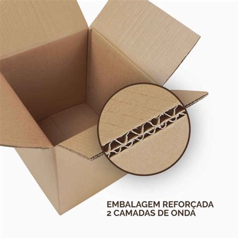 Caixa De Papelão Onda Dupla Bc 36x30x14 20 Caixas Parcelamento sem juros