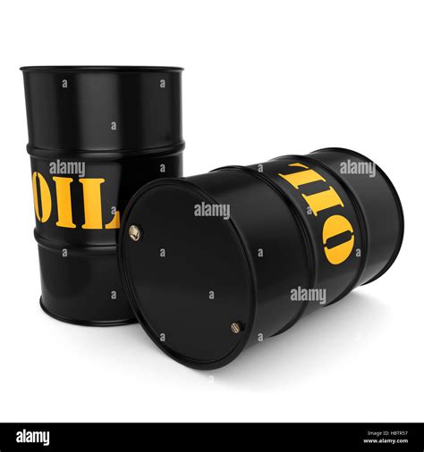 Black Oil Barrels Stock Photo Alamy