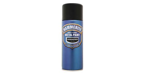 Спрей боя Hammerite черен хамър ефект 0.4л ⋆ MASTERHAUS