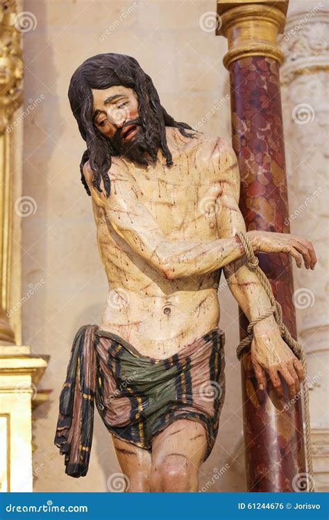 Estatua De Jes S En Viernes Santo En La Catedral De Burgos Foto De