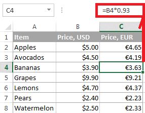 How One Can Copy Formula In Microsoft Excel Down A Column Without