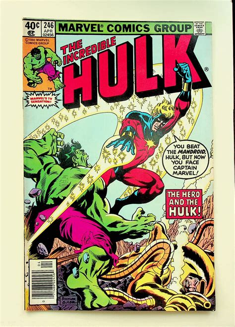 Incredible Hulk 246 Apr 1980 Marvel Fine Very Fine Comic Books