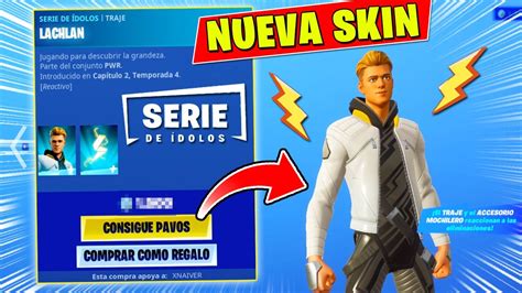 ⚡¡nueva Skin Lachlan De La Serie De Ídolos En La Tienda De Fortnite 13 11 2020 🛒 Temporada