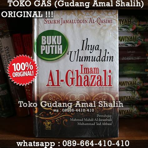 Jual Buku Putih Ihya Ulumuddin Imam Al Ghazali Original Psd Di Lapak