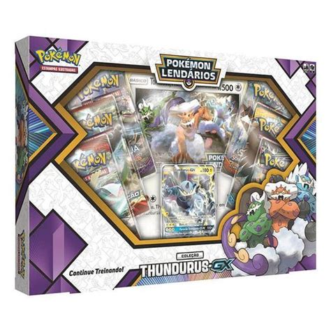 Pok Mon Tcg Box Pok Mon Lend Rios For As Da Natureza Thundurus Gx