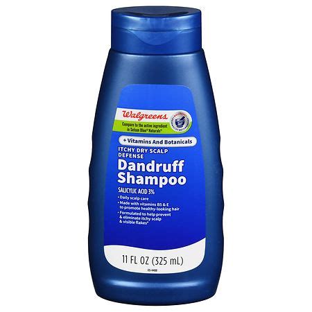 Walgreens Itchy Dry Scalp Defense Dandruff Shampoo + Vitamins and ...