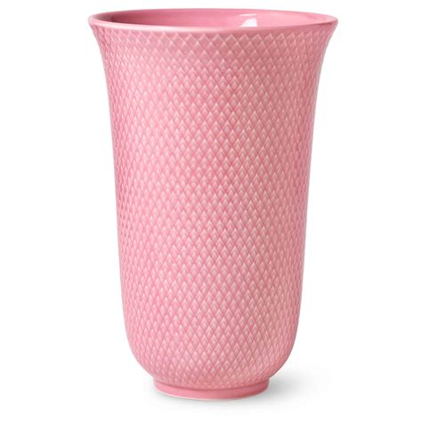 Lyngby Porcel N Rhombe Color Vase Cm Rosa Se Best Pris Her