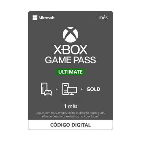 Xbox Game Pass Ultimate 1 Mês 30 Dias R 49 90