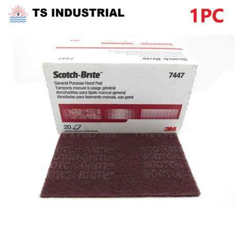 M Scotch Brite General Purpose Hand Pad Maroon Pcs Lazada