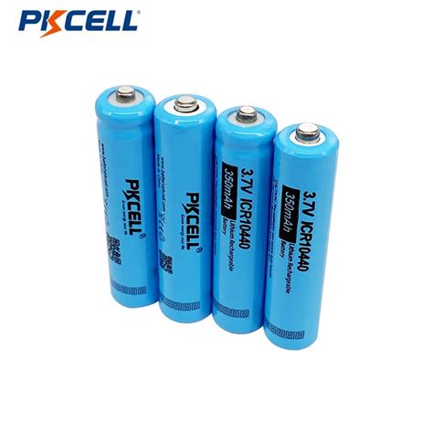 Pkcell Rechargeable Li Ion Aaa Lithium Battery Icr V Mah