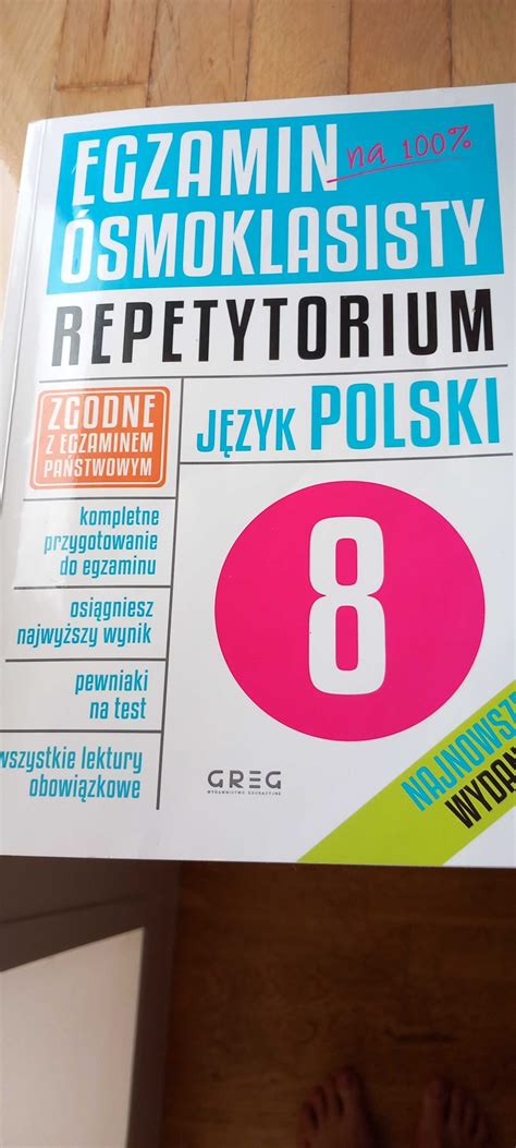 Egzamin ósmoklasisty repetytorium j polski Łódź Bałuty OLX pl